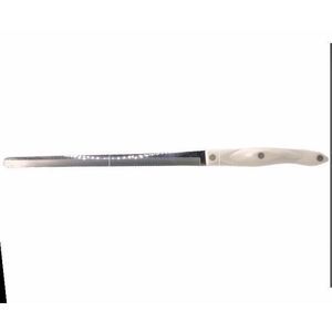 CUTCO Slicer with White “Pearl” Handle 9.8” Serrated Blade #1724